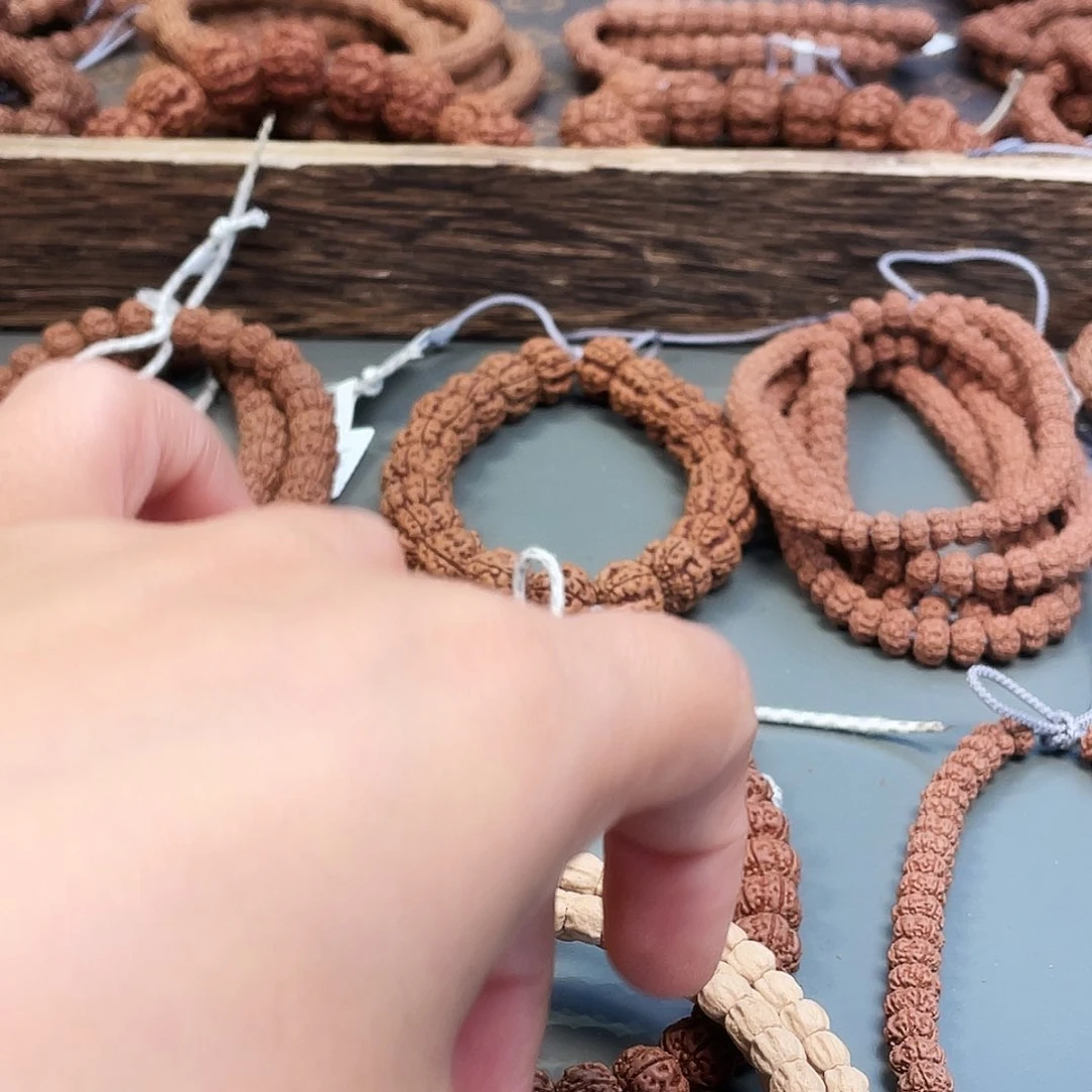 金刚菩提手串甜*圈百香6加脖挂