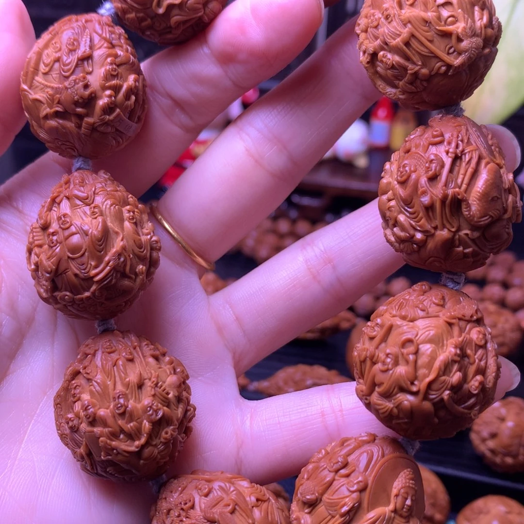 手串/手链橄榄核108罗汉拜万佛