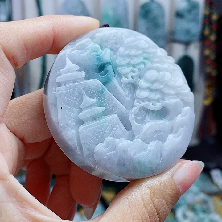 翡翠未镶嵌颈饰翡翠