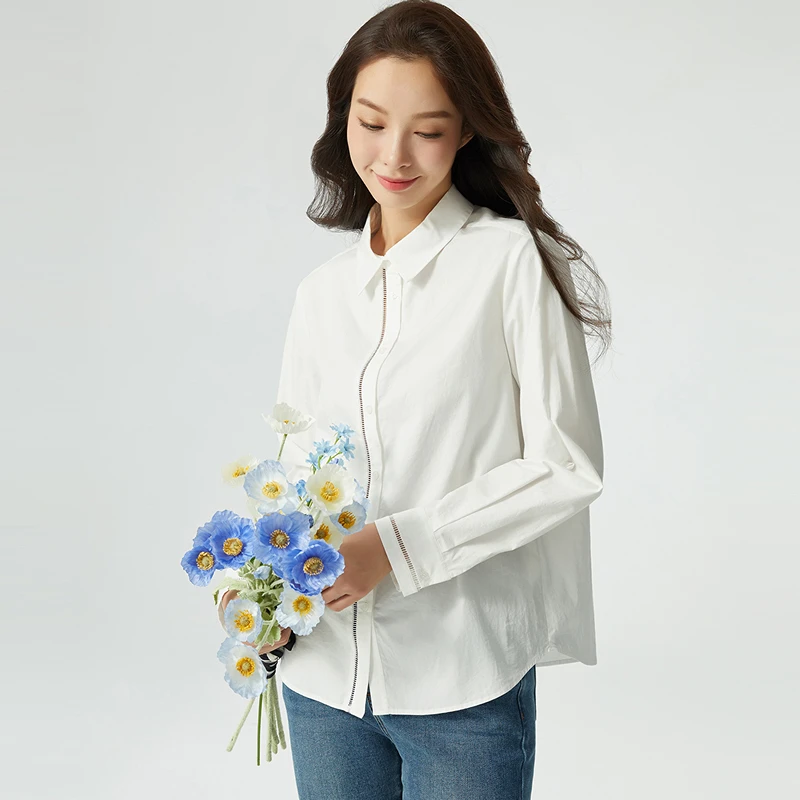 布景女2024年冬季新品衬衫1505