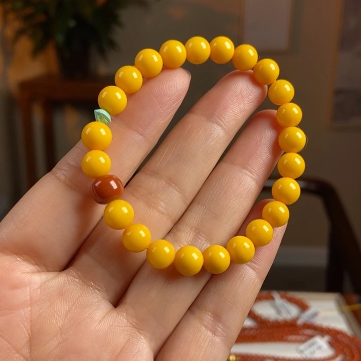 琥珀手链未镶嵌蜜蜡手串7
