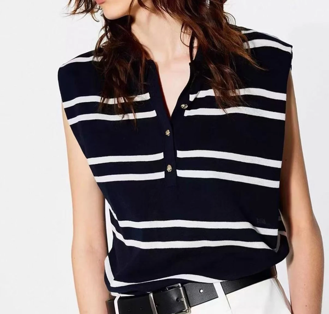 【思雅】189无袖针织短袖