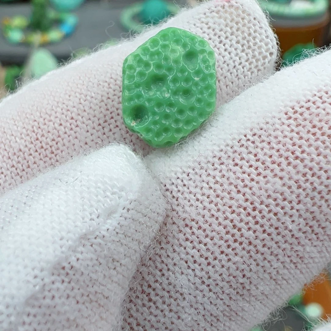 绿松石菜籽黄绿松石Z未镶嵌