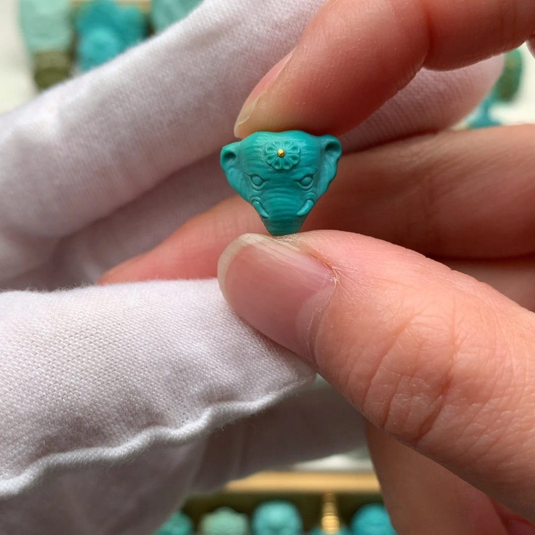 绿松石未镶嵌配饰