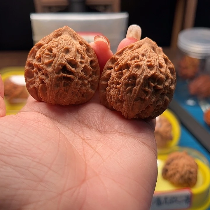 文玩核桃吊坠水龙纹 全品