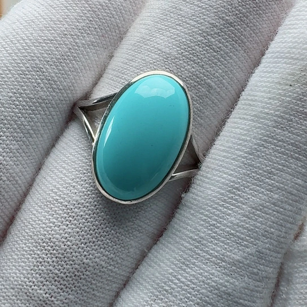 绿松石银S925镶嵌珠宝奇石