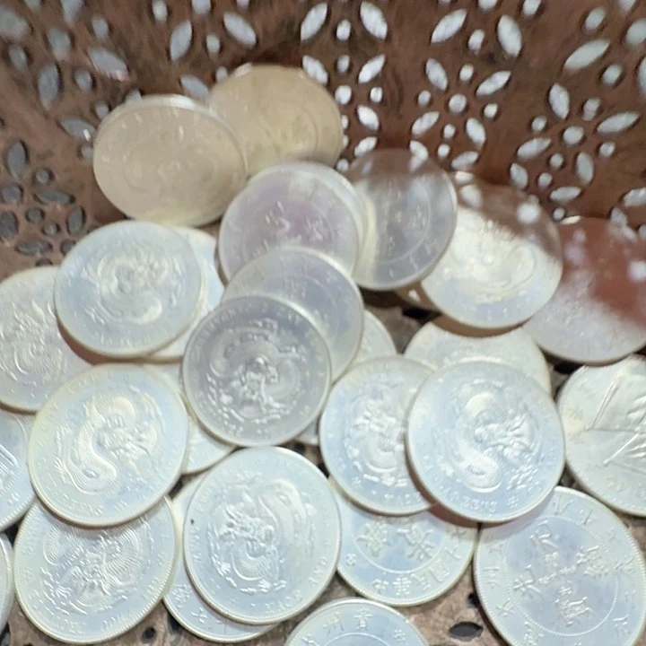 铜白铜镀银10个随机发。不重样