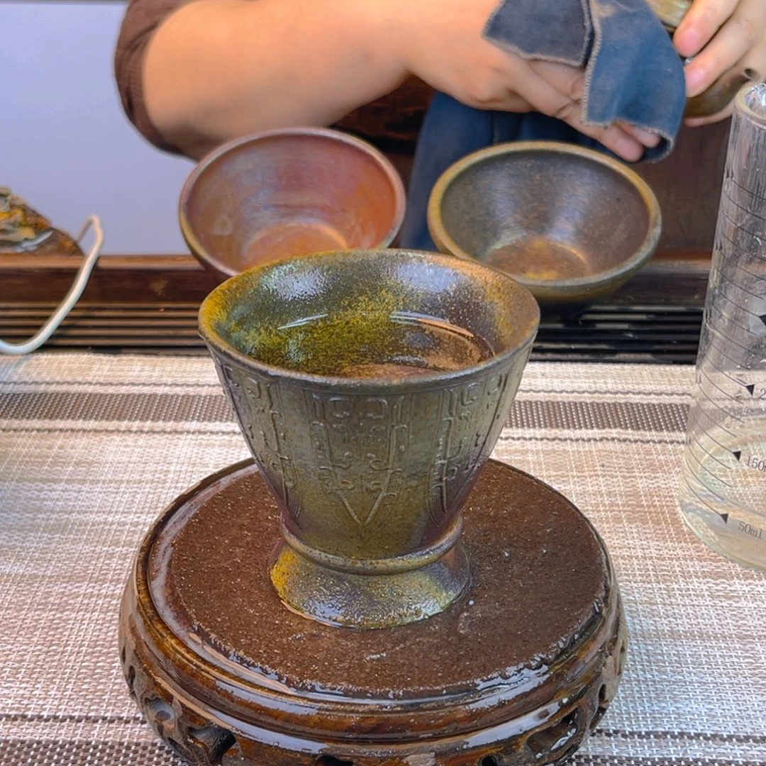 茶壶紫砂底槽清柴烧150cc