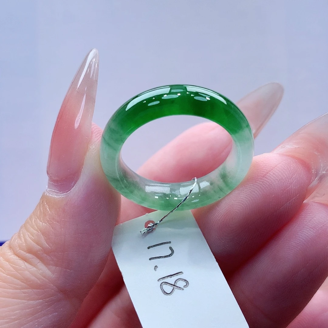 翡翠未镶嵌戒指缅甸A货