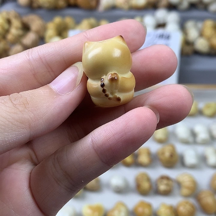 菩提根/象牙果吊坠象牙果无相猫22-24