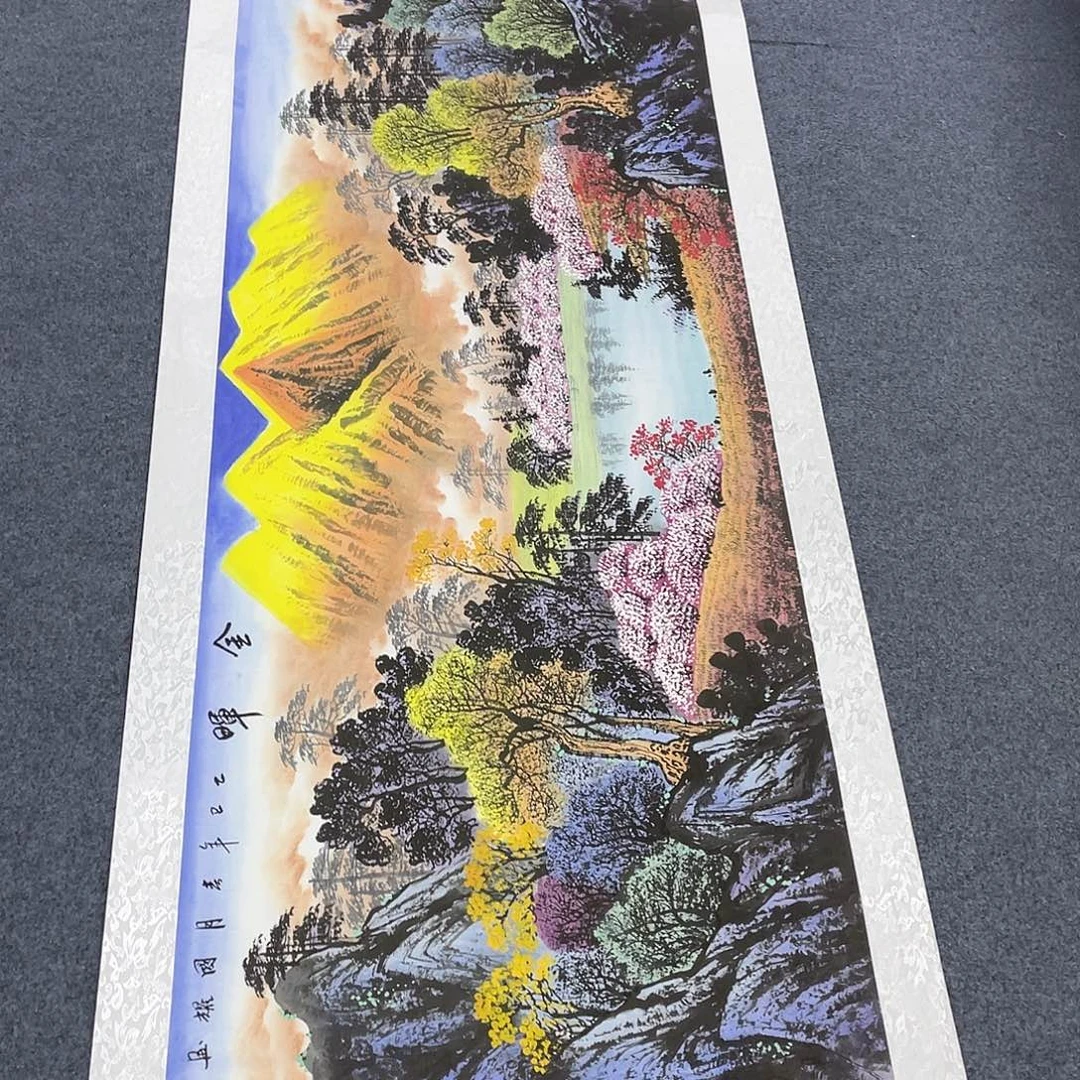 国画国画作品小姐姐放漏…