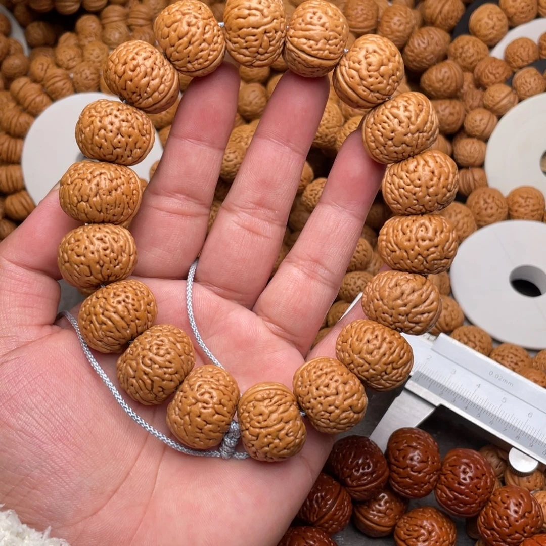 手串桃核桃核磨盘闪86