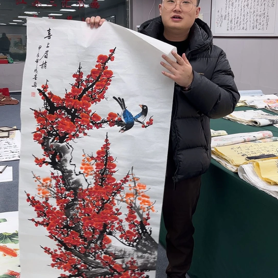 国画宣纸国画作品纯手绘