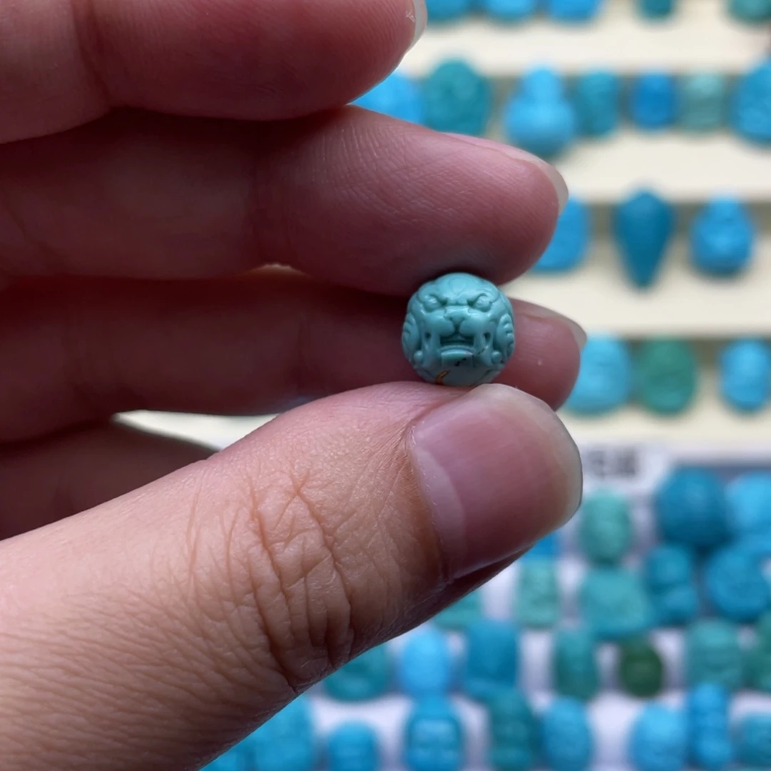 未镶嵌绿松石珠宝奇石卡10