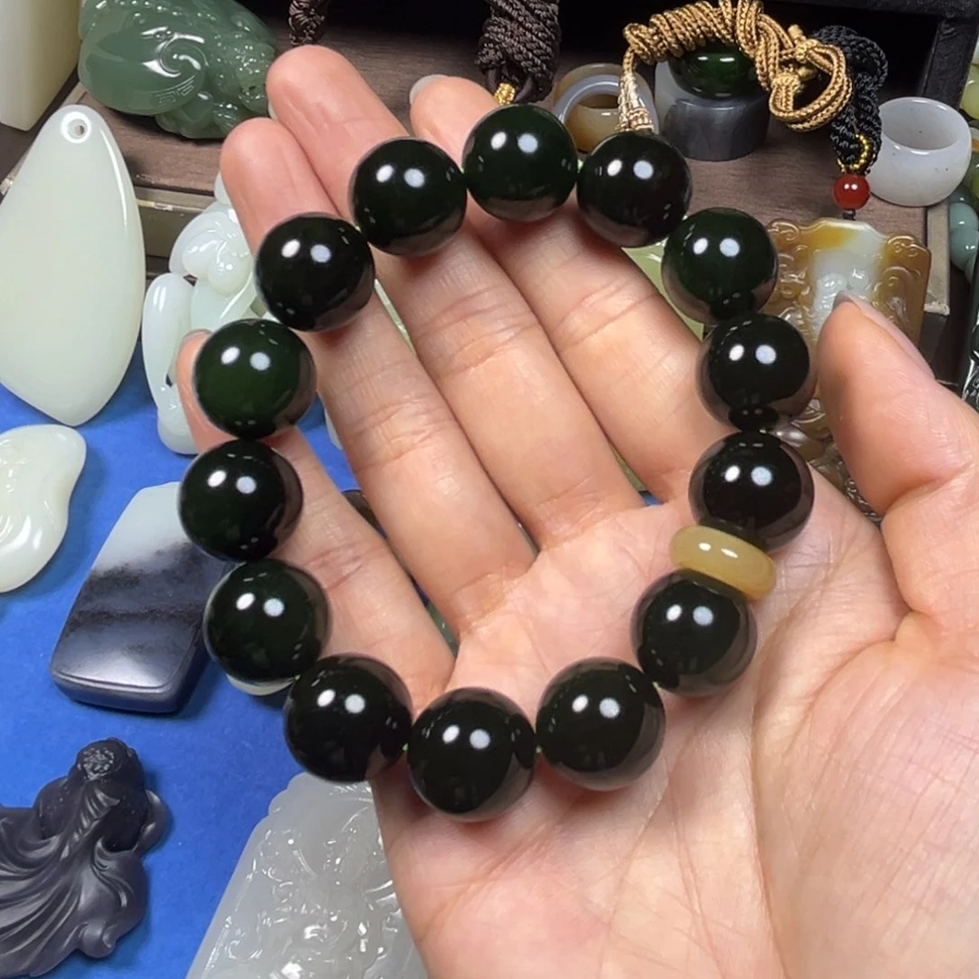 手串未镶嵌和田玉雄*