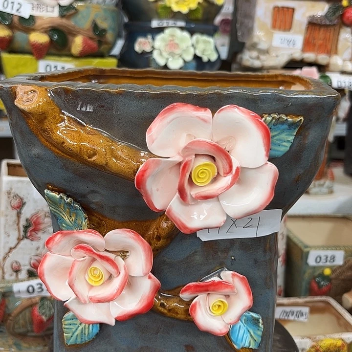 紫砂花盆344444;44444455