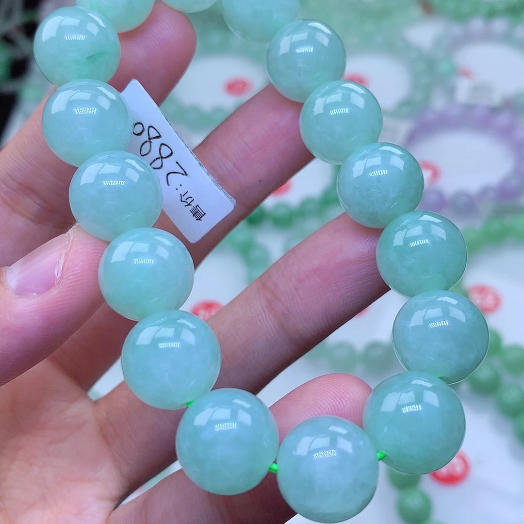 翡翠未镶嵌毛衣链