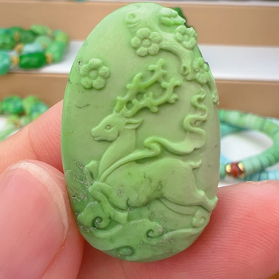 未镶嵌绿松石项链