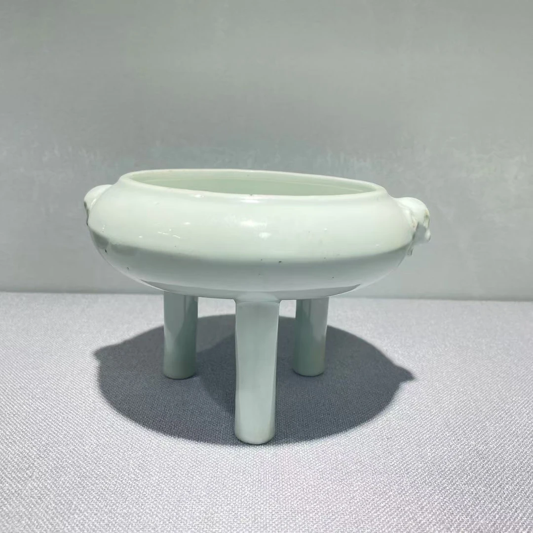 18 108 明末 白釉三足洗-N31912098