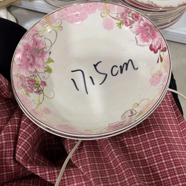 用***1瓷片佳美窝盘一对 微瑕