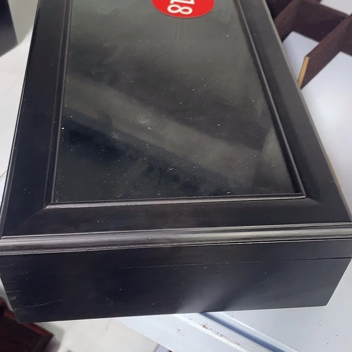 一***禅琉璃手工艺品红木底座工艺品瑕疵处理