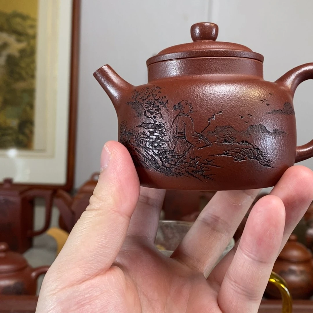 茶壶紫砂原矿泥料传统工艺制作