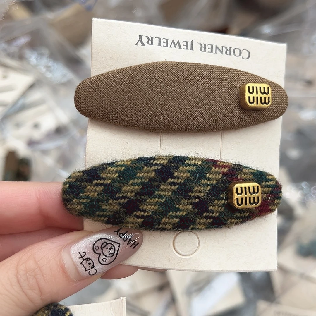 仿珍珠非金属明拼色掰掰夹