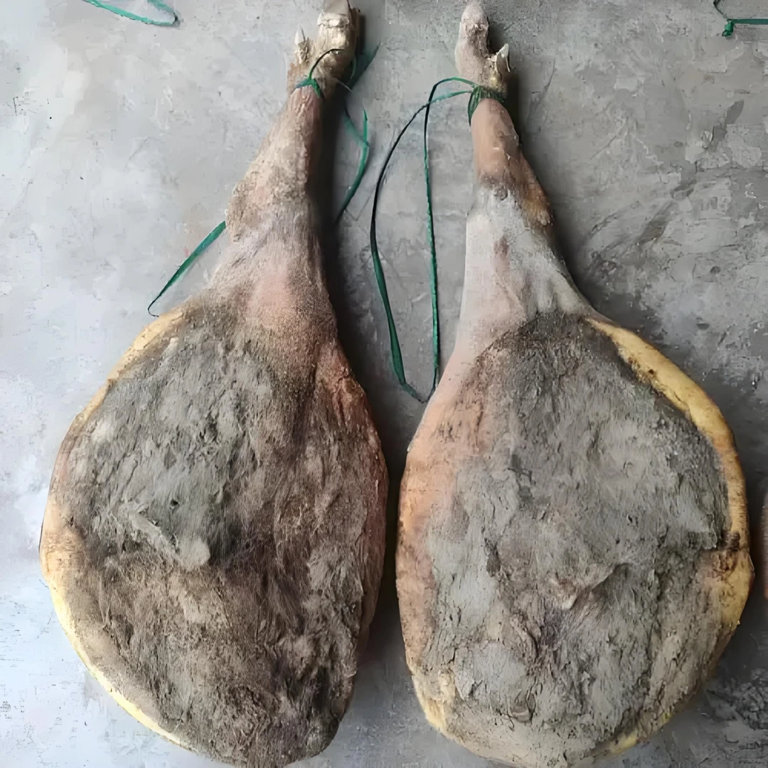 4号链接宣威乡村老火腿自然风干发酵咸香十足营养美味