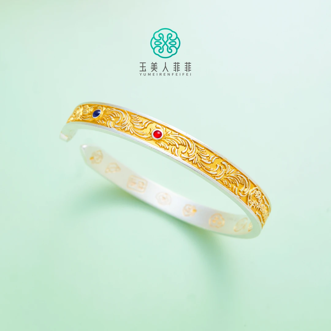 足银手镯 菲菲珠宝好/足银手镯（试戴请勿变形）