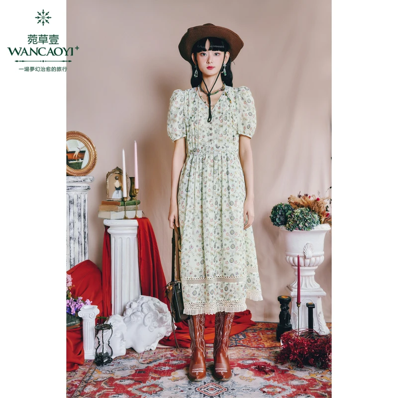 菀壹2025夏季新款连衣裙Q19711421
