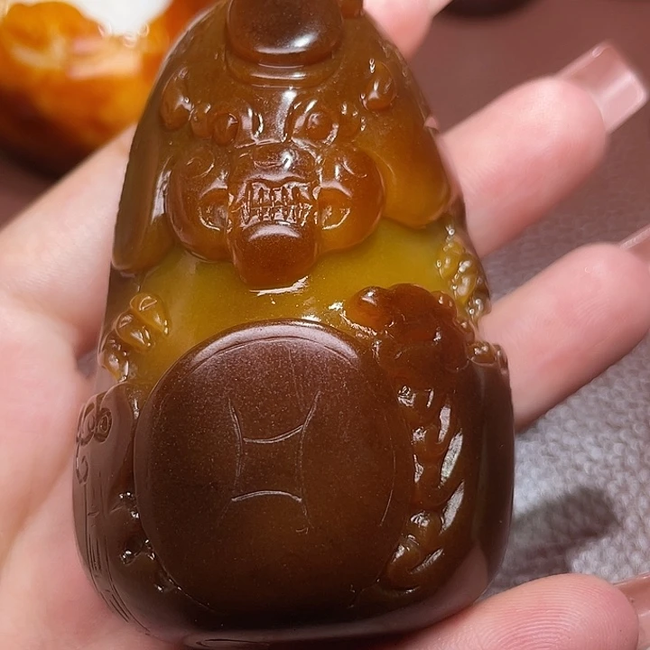 李***爷颈饰未镶嵌和田玉