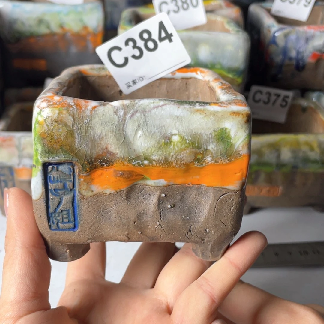 紫砂花盆方石内口6.5左右