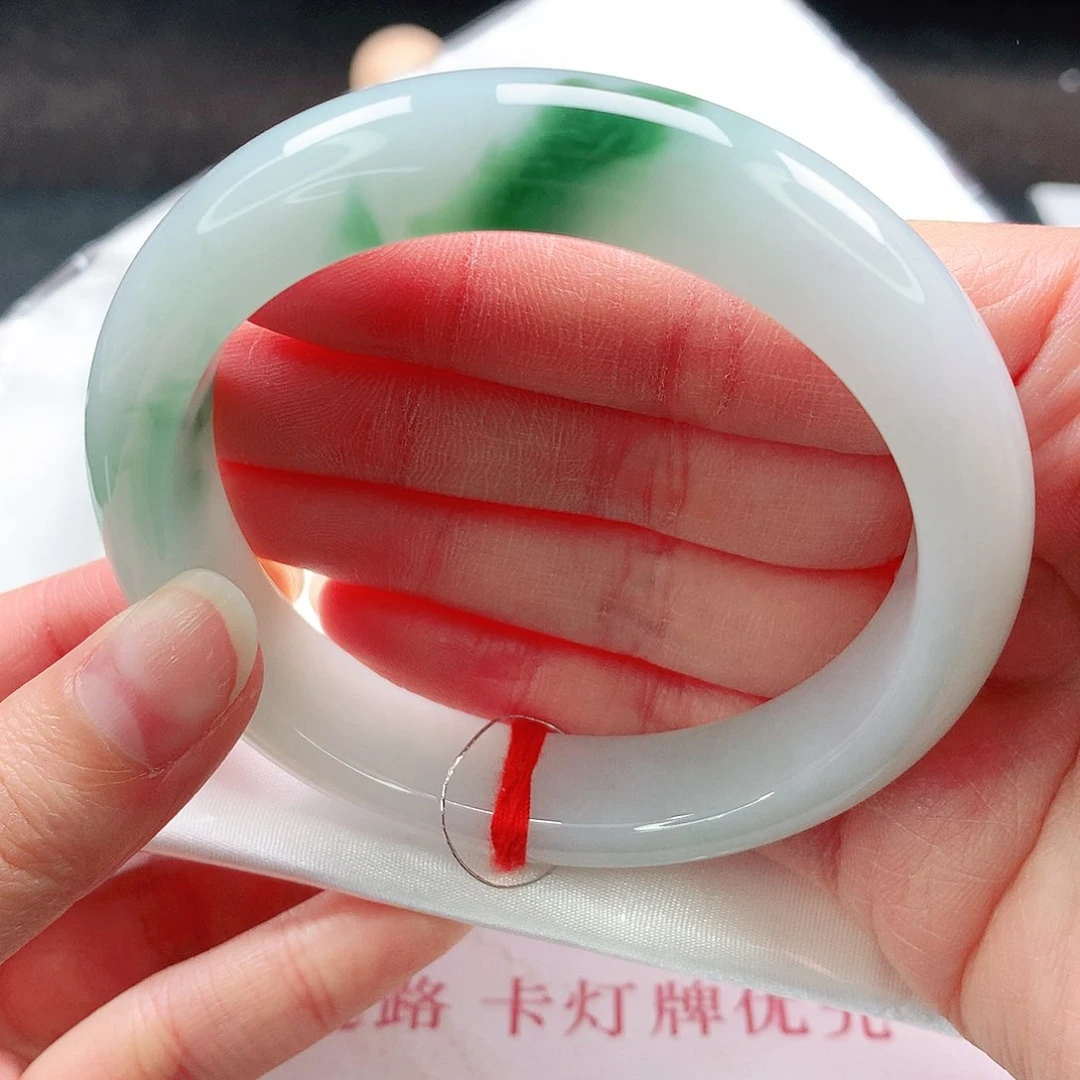 未镶嵌手镯翡翠59圈