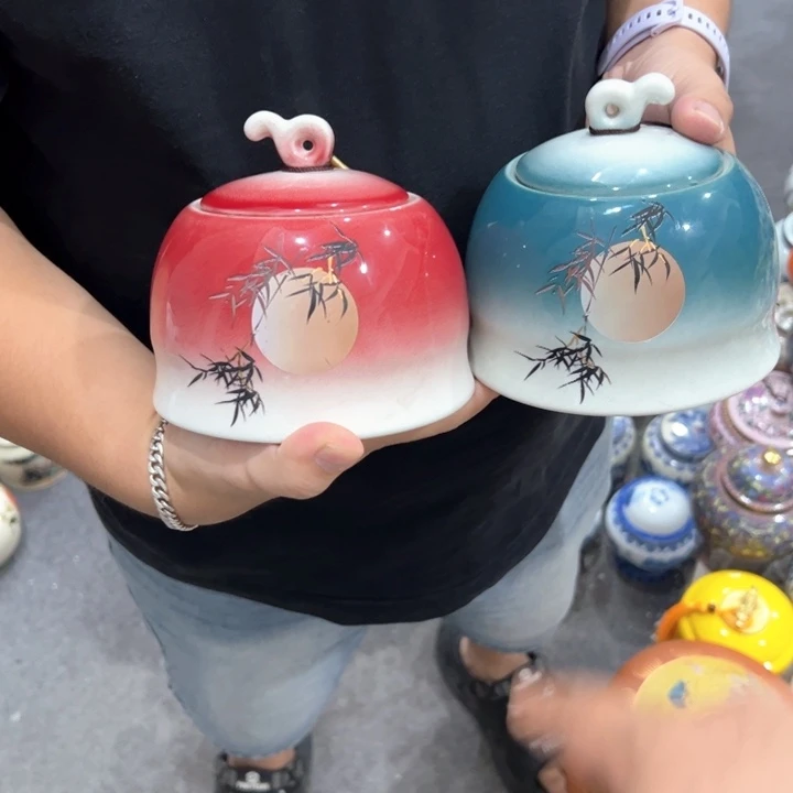 瑕疵福利品陶瓷茶叶罐
