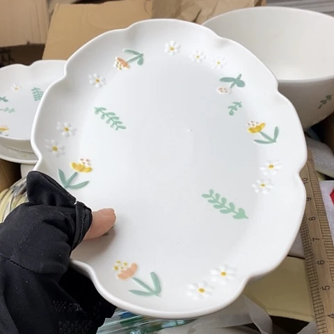 盘陶瓷制品满25拼单发货默认微瑕