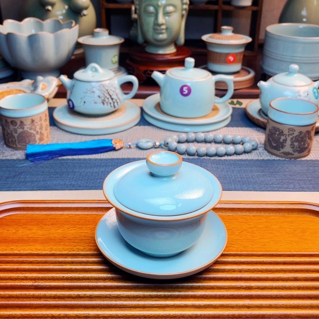 【闪购商品】汝州单壶，单壶，杯，微瑕