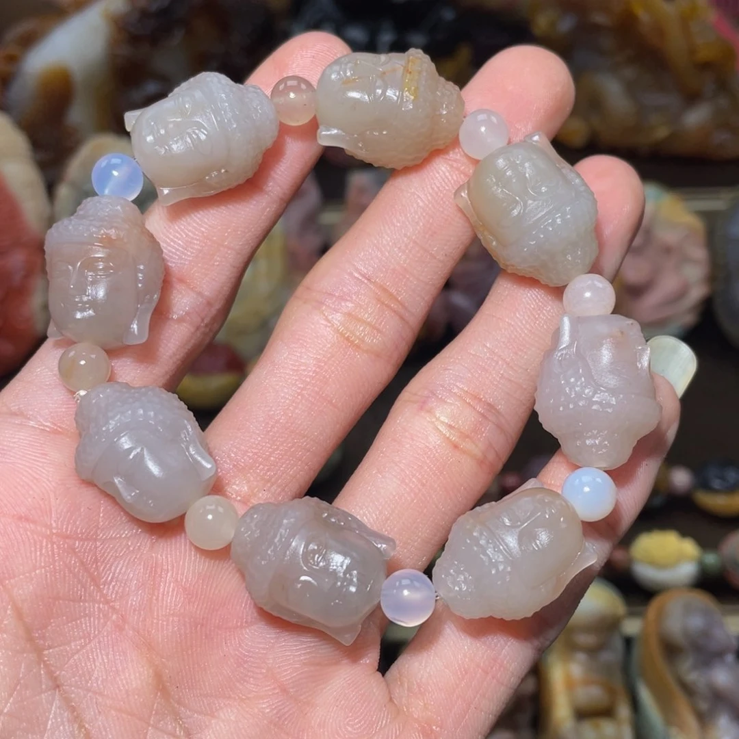 未镶嵌手串石英质玉