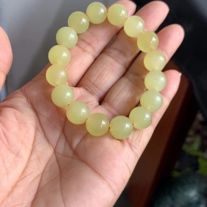 未镶嵌手串和田玉（黄玉）