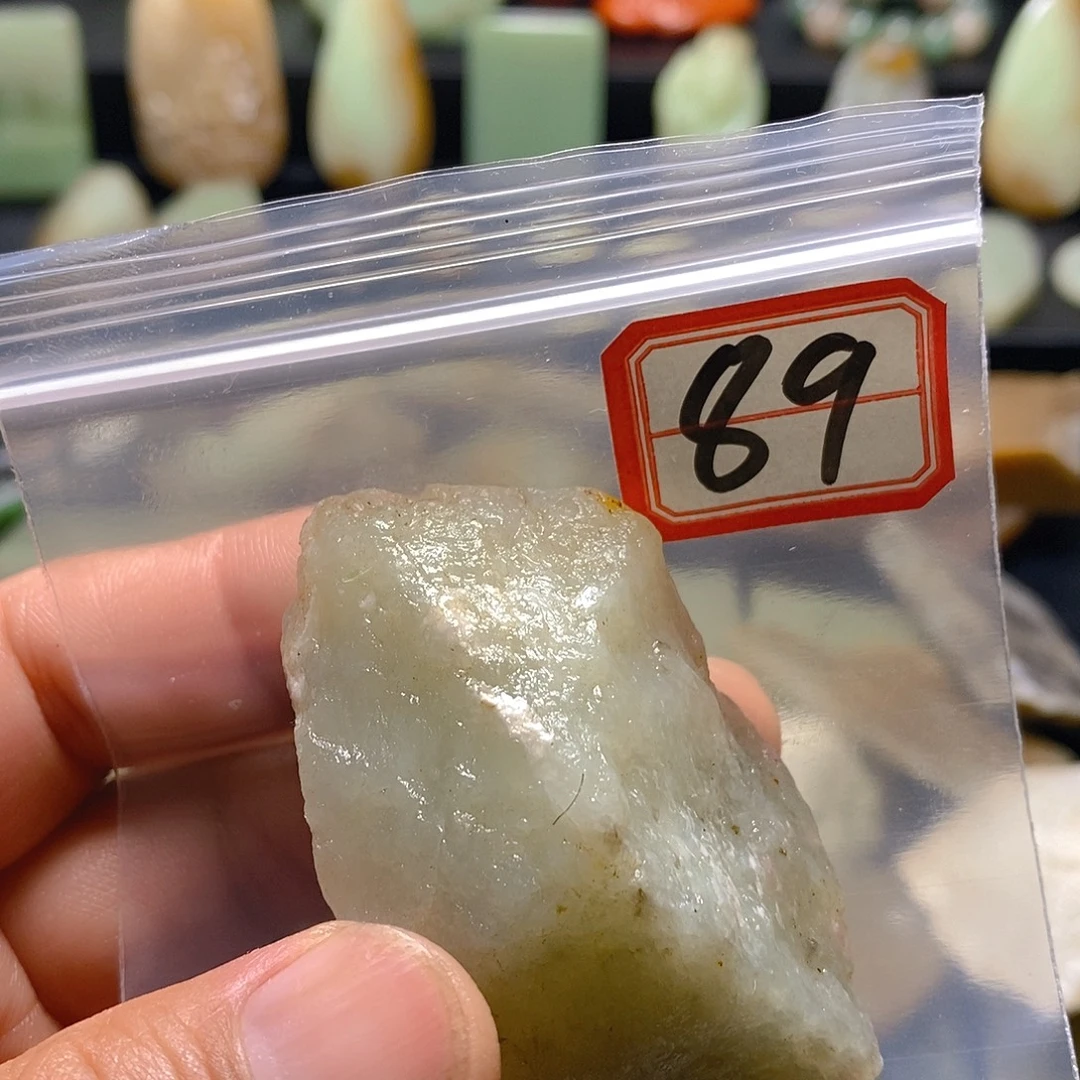 御***清未镶嵌和田玉（糖玉）珠宝半成品