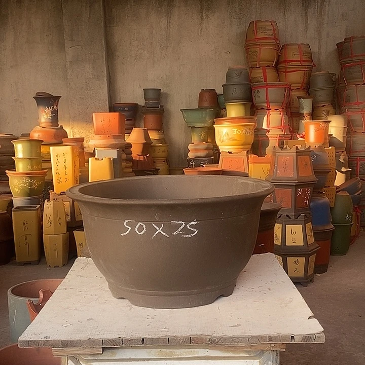 紫砂花盆紫砂花盆