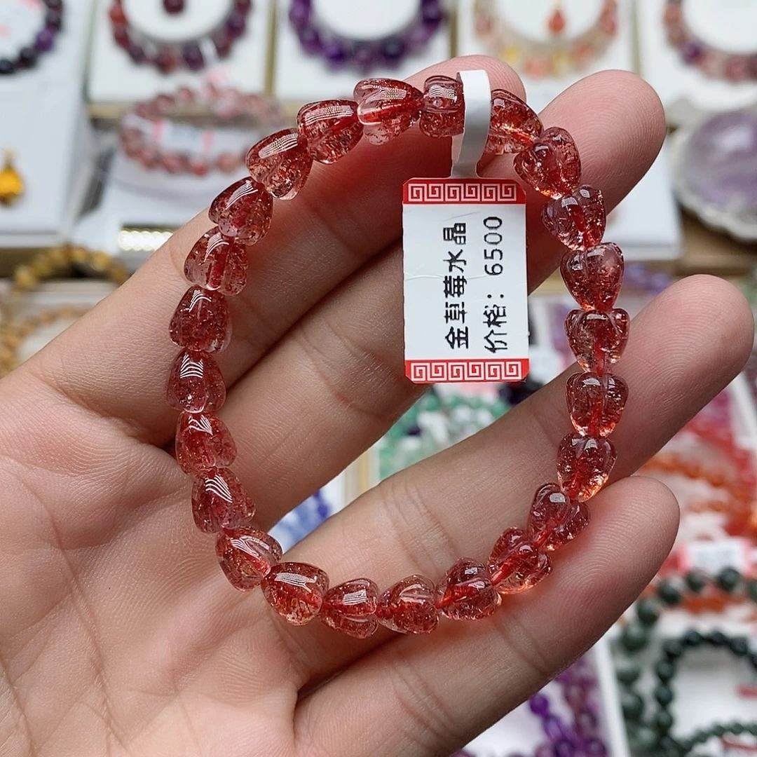 未镶嵌手链水晶水晶单圈手链未镶嵌