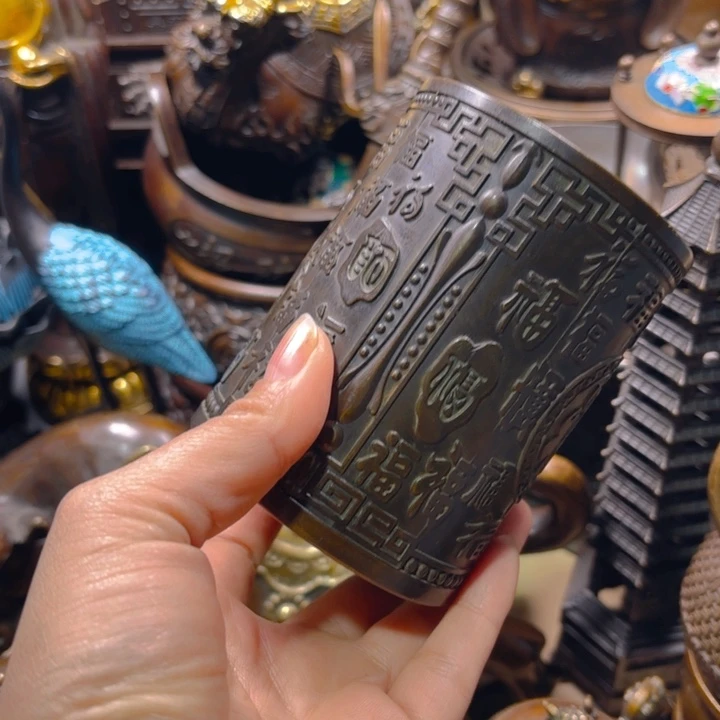 铜器摆件收收藏藏