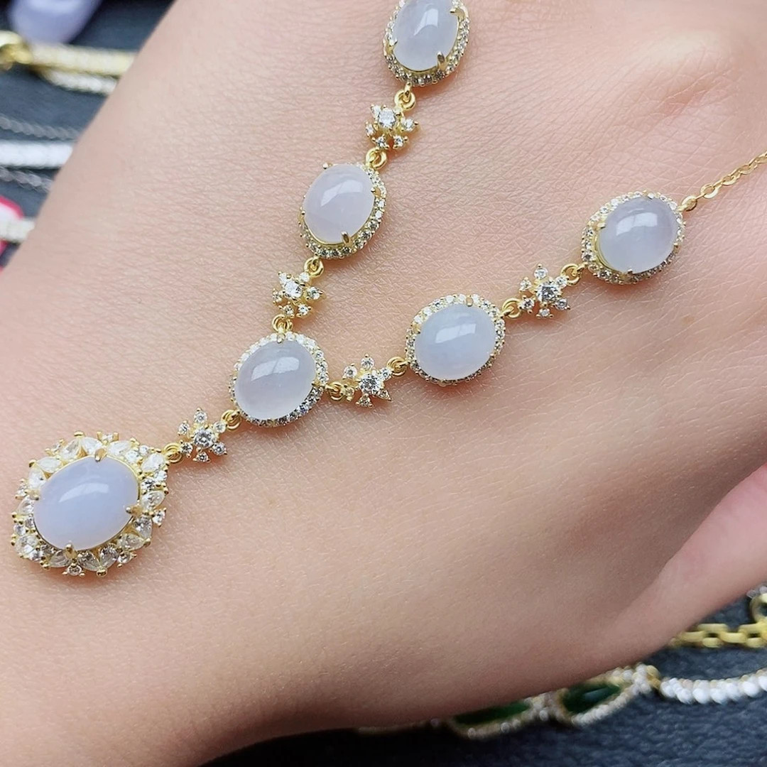 银S925镶嵌戒指翡翠