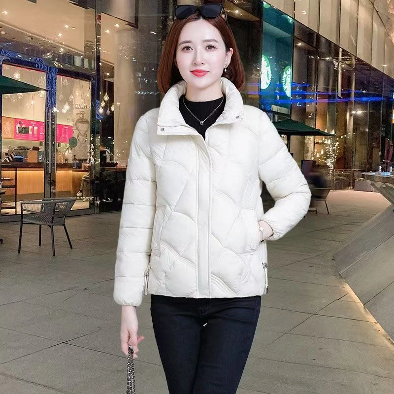 2025冬季新款韩版立领棉服女短款宽松百搭加厚保暖小棉袄时尚外套