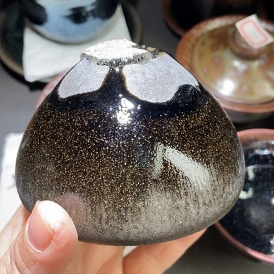 茶盏150 建窑建盏磨底微瑕