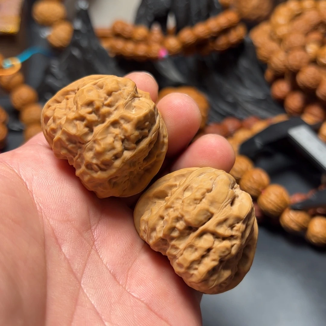 文玩核桃手串蛤蟆头尺寸41