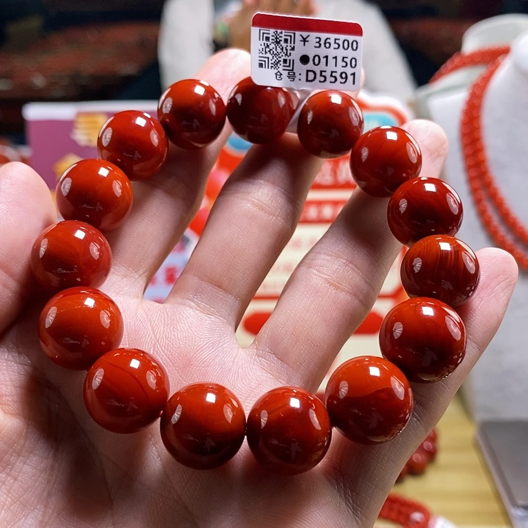 未镶嵌瓦西典藏   15mm   多样性发一南红玛瑙