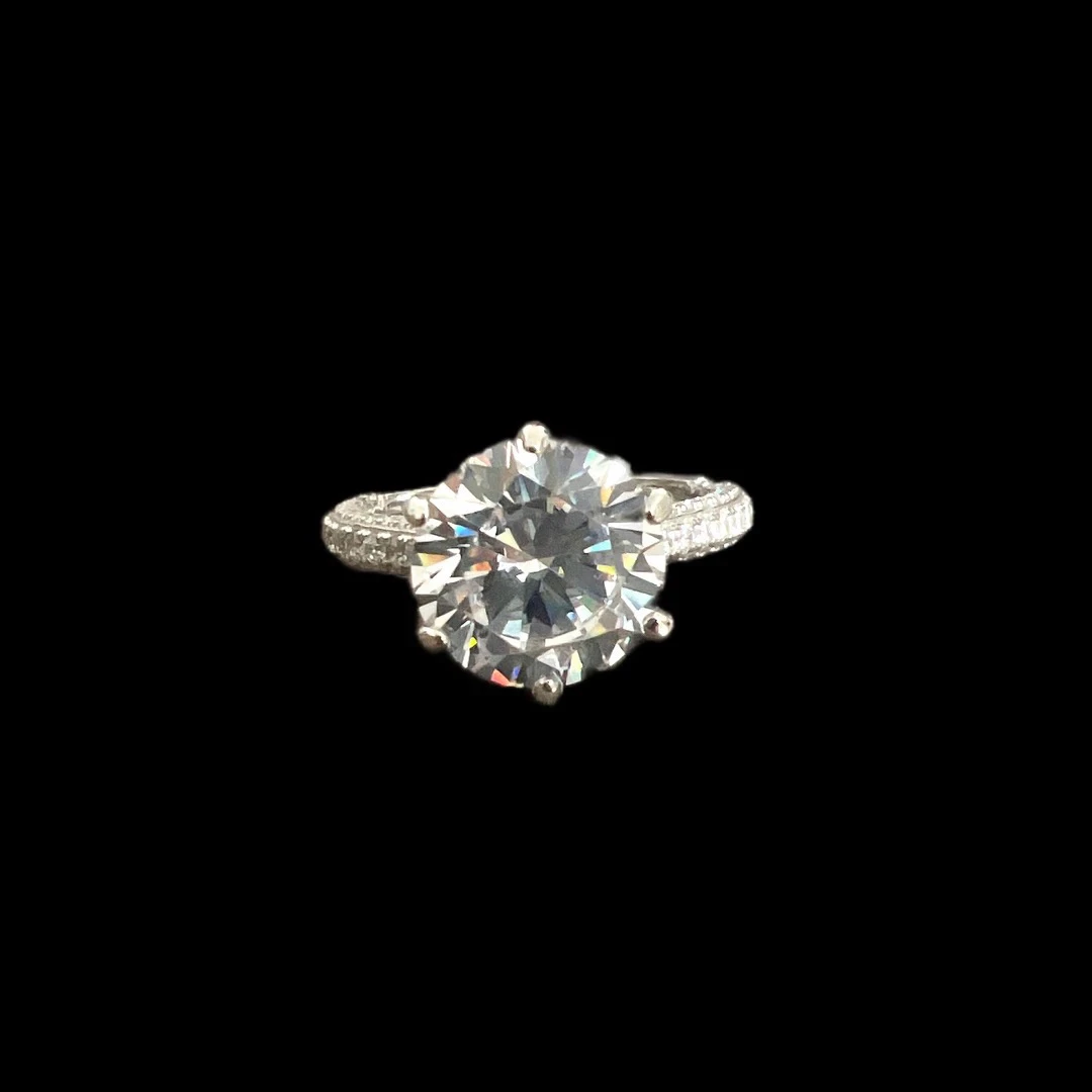 925银戒指 F1442时尚简约戒指孤品