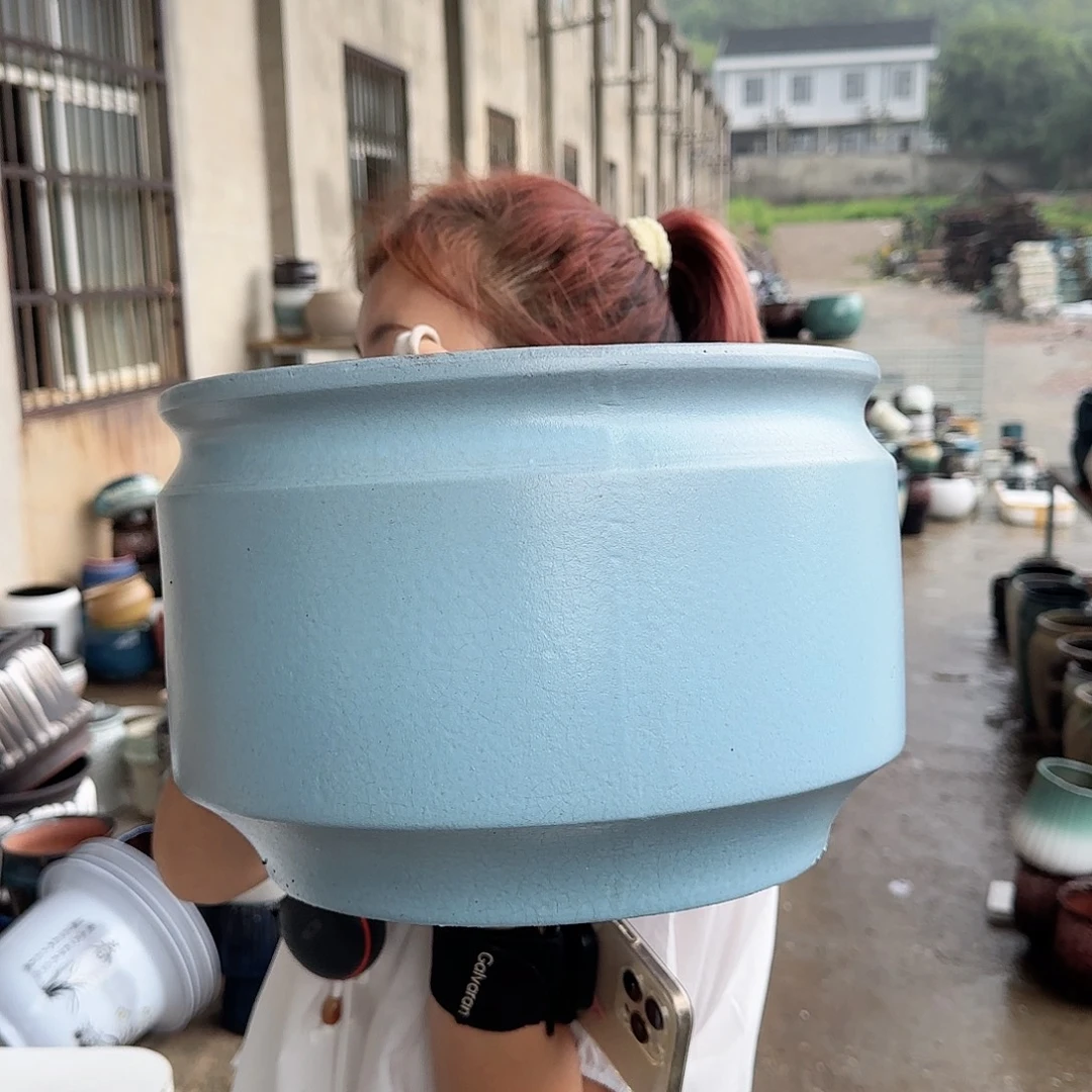 紫砂花盆王嫂花盆高20口30直播0802-162