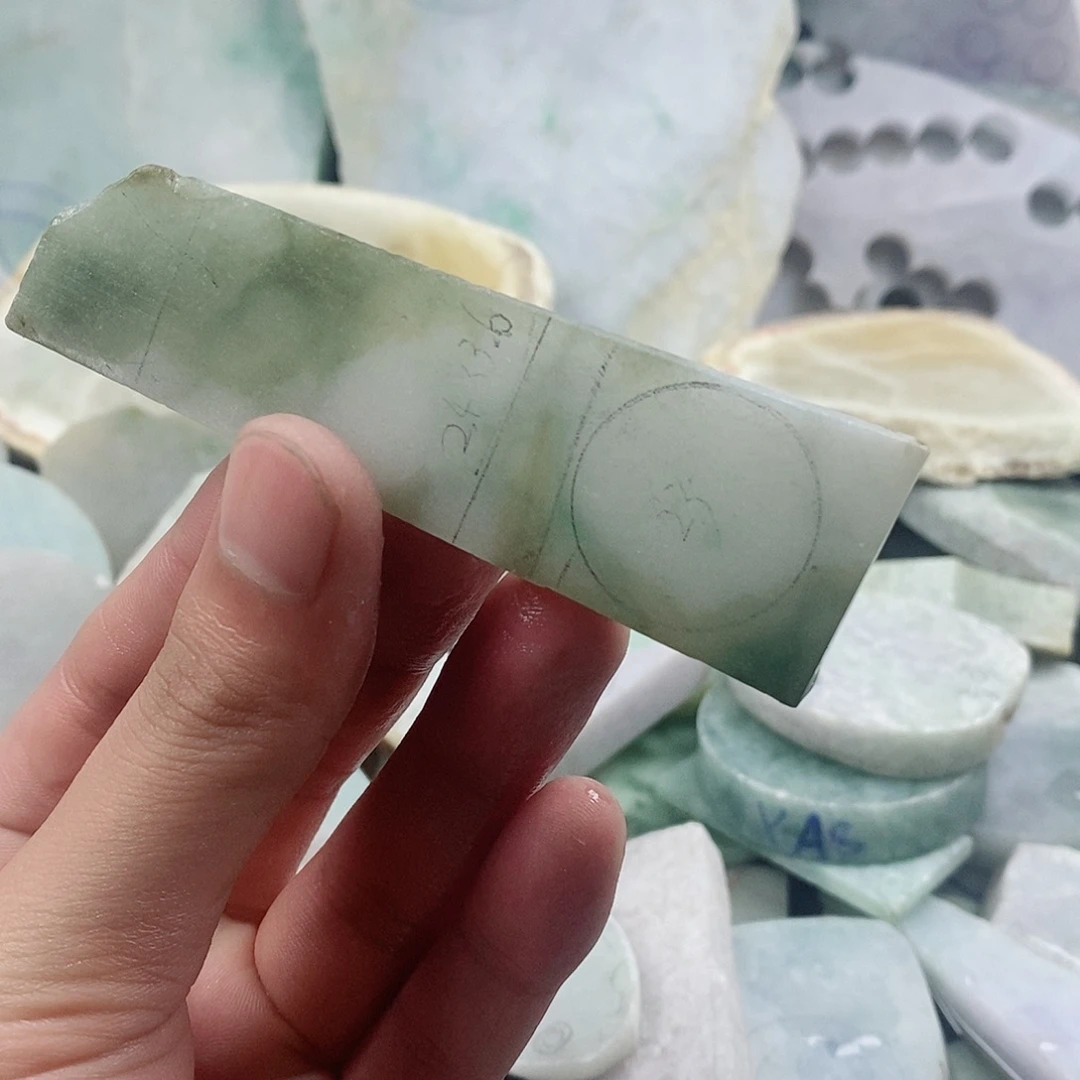 翡翠散珠天然缅甸翡翠a货15